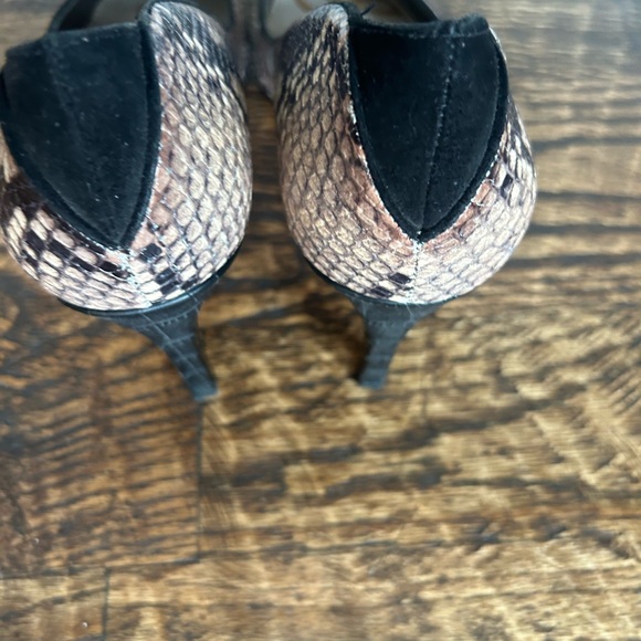 Sam Edelman Hazel Snakeskin Stiletto Heels Pump Size 10M - Picture 7 of 11